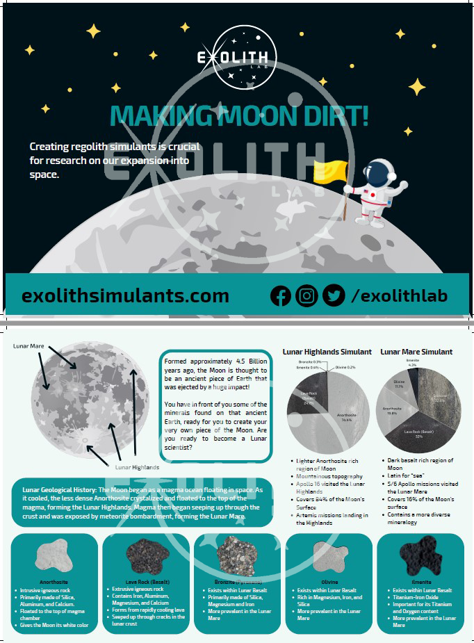Make Your Own Moon Dirt DIY STEM Kit